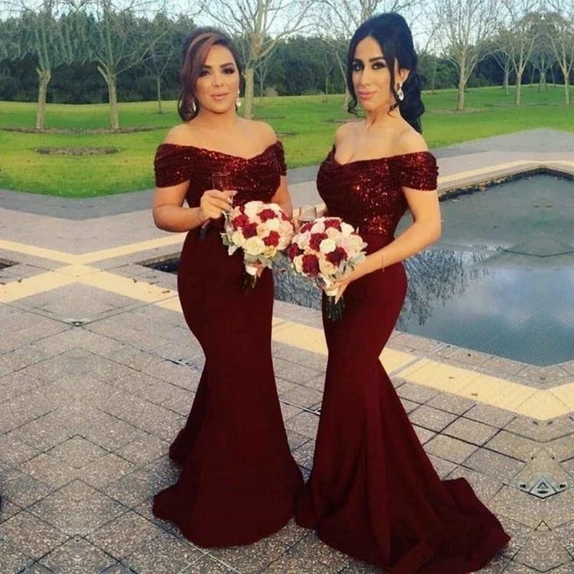 Платье подружки невесты с открытыми плечами Vestidos De Festa Bing Bing, расшитое блестками и шлейфом, вечернее платье для выпускного вечера
Платье подружки невесты с открытыми плечами Vestidos De Festa Bing Bing, расшитое блестками и шлейфом, вечернее платье для выпускного вечера