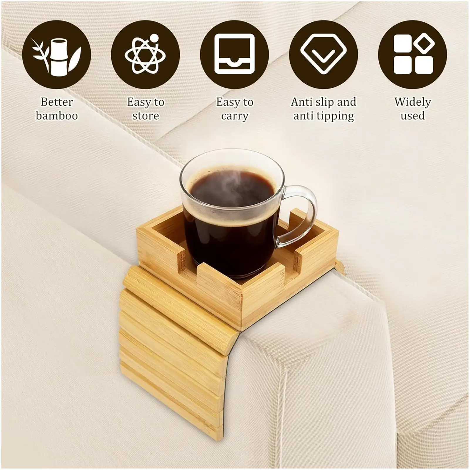 Поднос на подлокотник дивана, складной, нескользящий, для гостиной, общежития, спальни, для гаджетов, закусок, телефона, планшета, книги
Поднос на подлокотник дивана, складной, нескользящий, для гостиной, общежития, спальни, для гаджетов, закусок, телефона, планшета, книги