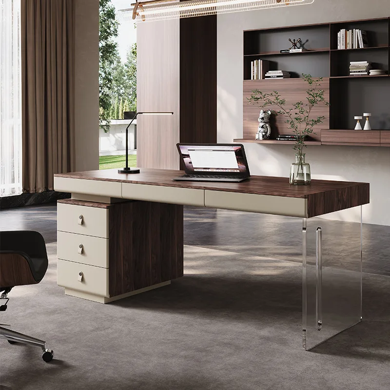 Creative Italian Office Desks Saddle Leather Light Luxury Modern Office Desks Solid Wood Designer Furniture Scrivanie JT40O
Creative Italian Office Desks Saddle Leather Light Luxury Modern Office Desks Solid Wood Designer Furniture Scrivanie JT40O