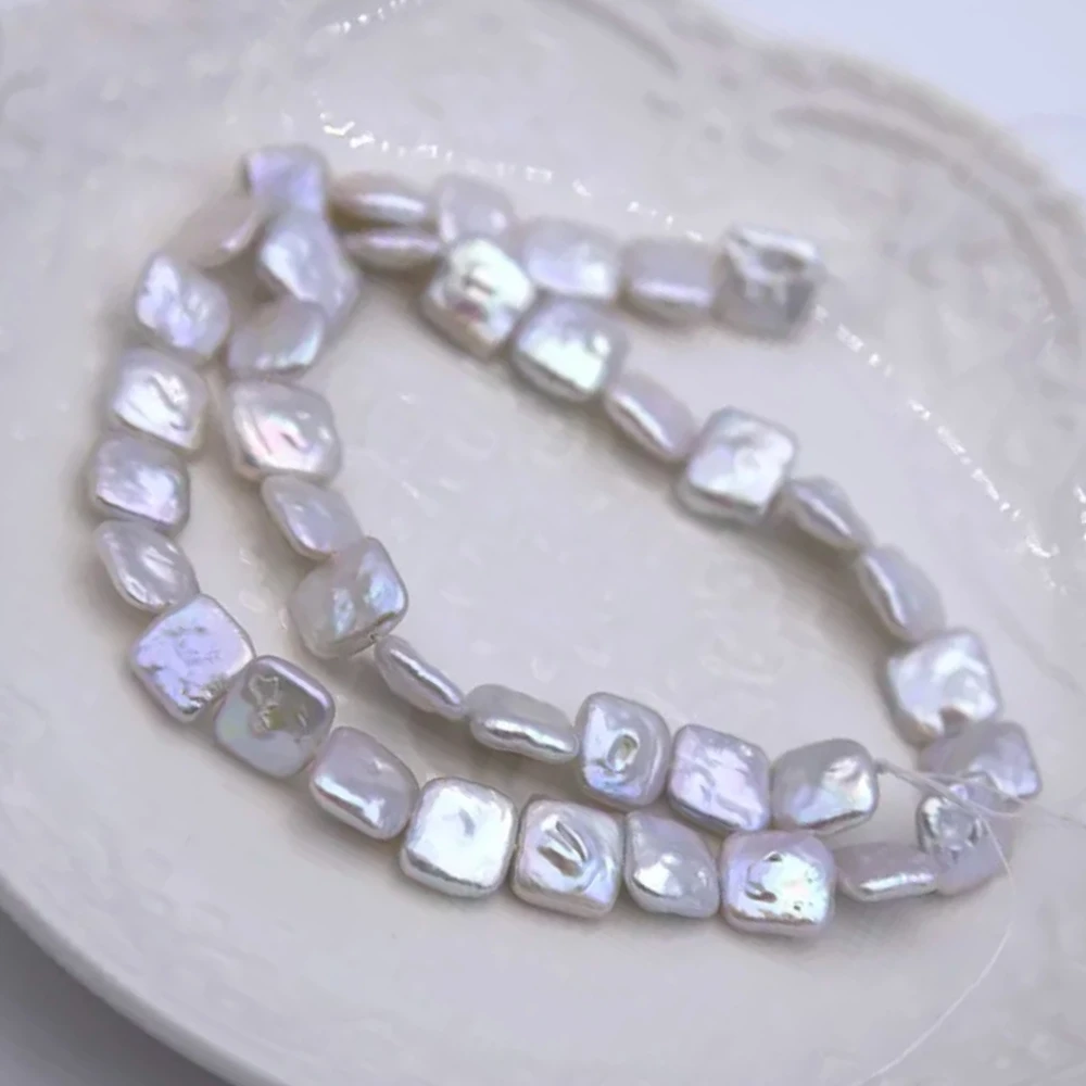 1 Strand 10x10mm Natural Freshwater Pearl Bead String Square High-quality White 39cm DIY Bracelet Necklace Jewelry Accessories
1 Strand 10x10mm Natural Freshwater Pearl Bead String Square High-quality White 39cm DIY Bracelet Necklace Jewelry Accessories