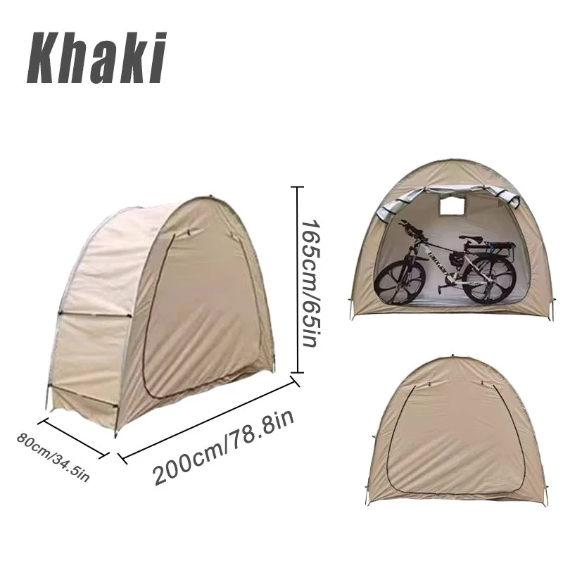 Barraca-Outdoor Bike Covers Storage Shed Tent, Portable Bicycle Storage Cover, Foldable 210D PU4000 Waterproof Fabric
Barraca-Outdoor Bike Covers Storage Shed Tent, Portable Bicycle Storage Cover, Foldable 210D PU4000 Waterproof Fabric