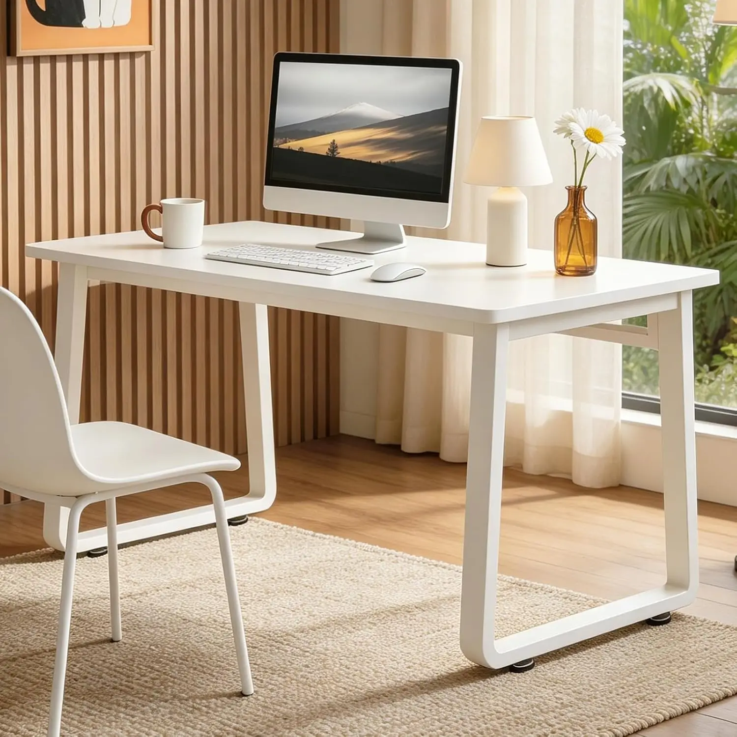 Waterproof Scratch-Resistant Computer Desk Wooden Top Metal Frame Bedroom Study Living Room,Customized
Waterproof Scratch-Resistant Computer Desk Wooden Top Metal Frame Bedroom Study Living Room,Customized