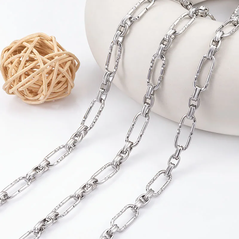 Stainless Steel Fine Jewelry Making Chains Waterproof And Non Fading DIY HipHop Necklace Bracelet Fashion Accessories
Stainless Steel Fine Jewelry Making Chains Waterproof And Non Fading DIY HipHop Necklace Bracelet Fashion Accessories