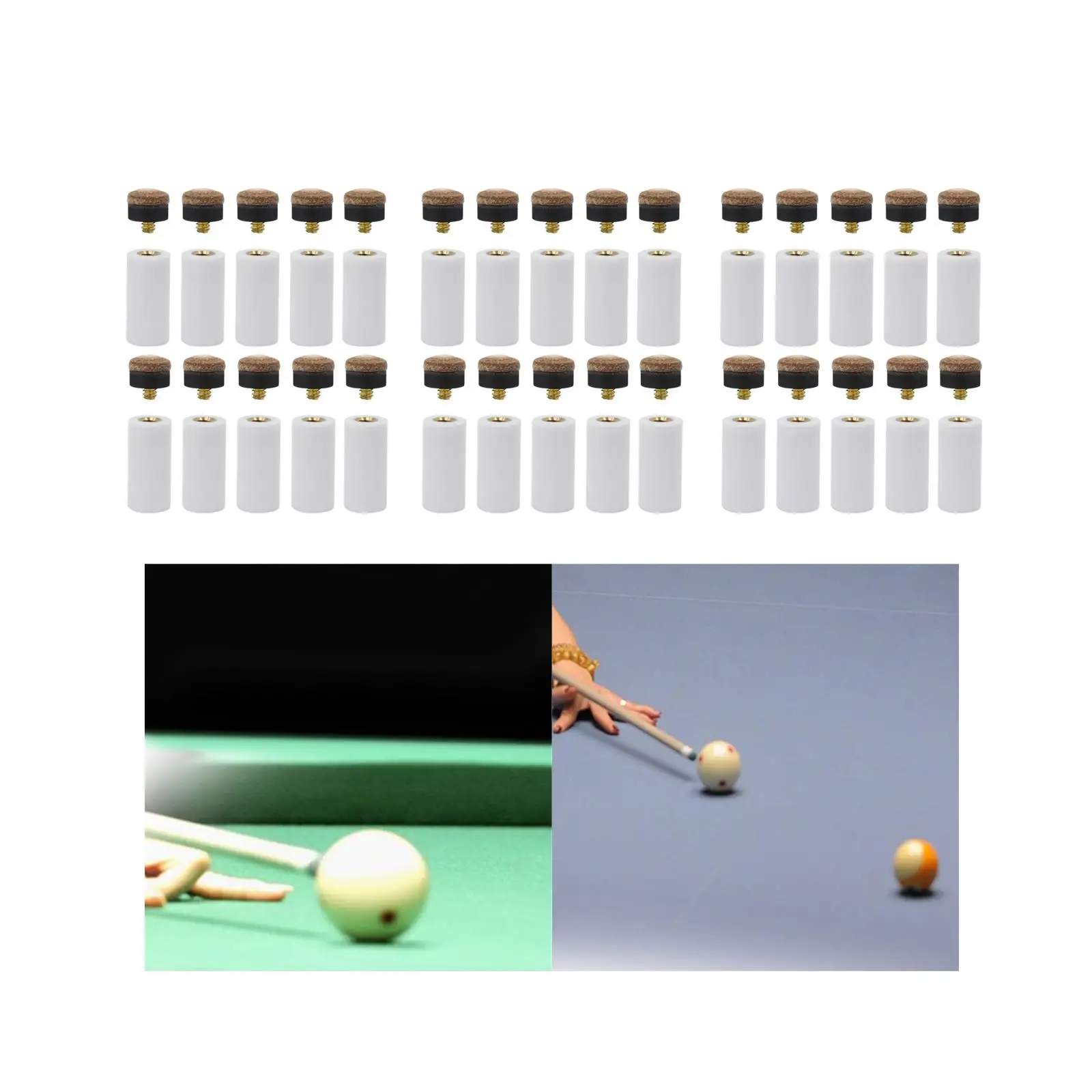 10 Pieces Pool Cue Tips Screw on Type Supplies Replacement Screw on Tips
10 Pieces Pool Cue Tips Screw on Type Supplies Replacement Screw on Tips