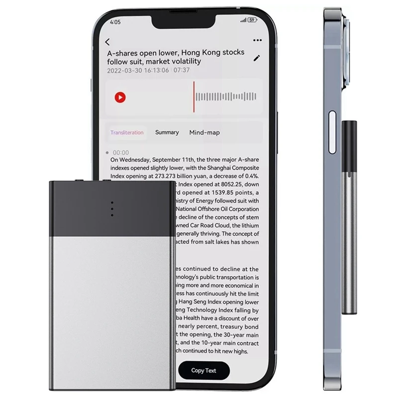 Диктофон AI, цифровой диктофон 64 ГБ, управление через приложение с транскрипцией, 138 языков, профессиональное записывающее устройство-VVNB
Диктофон AI, цифровой диктофон 64 ГБ, управление через приложение с транскрипцией, 138 языков, профессиональное записывающее устройство-VVNB