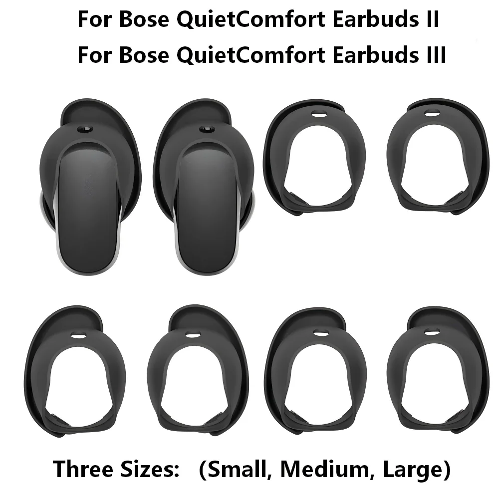 Silicone Earbud Protective Covers for Bose QuietComfort Earbuds Ultra 3nd / 2rd Gen
Silicone Earbud Protective Covers for Bose QuietComfort Earbuds Ultra 3nd / 2rd Gen