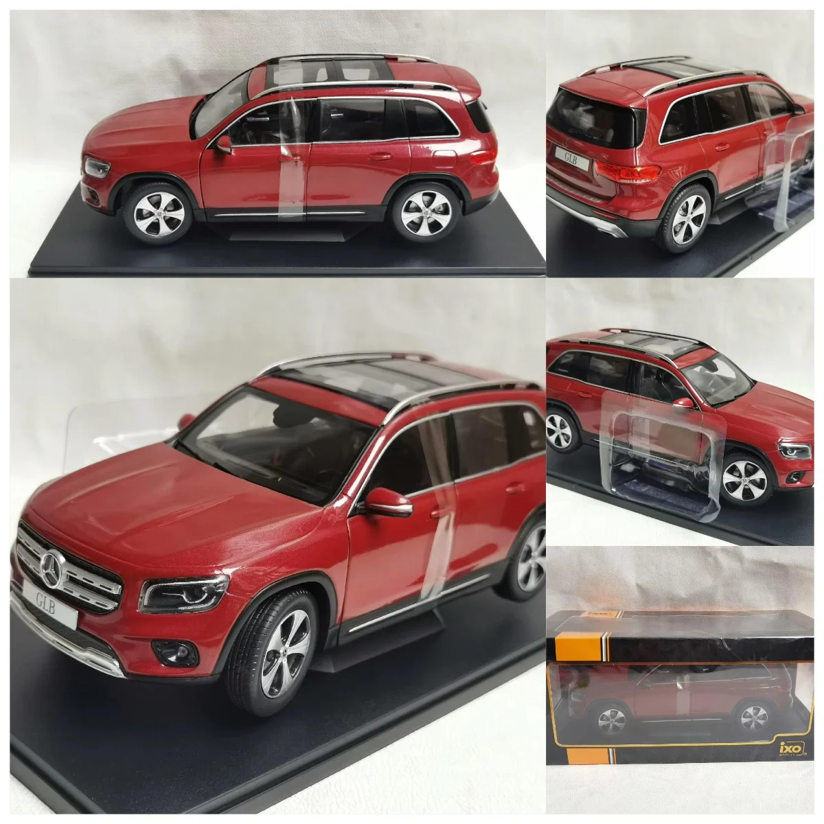 The Roof Sunroof Glass Is Not Installed Properly IXO Diecast 1/18 Scale BENZ GLB X247 2019 B9 Alloy Car Model
The Roof Sunroof Glass Is Not Installed Properly IXO Diecast 1/18 Scale BENZ GLB X247 2019 B9 Alloy Car Model