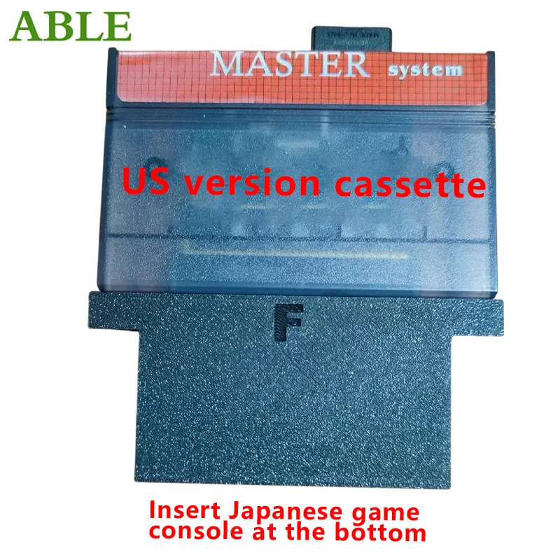 SMS Game Machine Japanese Version to American Version Adapter Card 3D printed original shell Gold Finger Immersion Gold Process
SMS Game Machine Japanese Version to American Version Adapter Card 3D printed original shell Gold Finger Immersion Gold Process