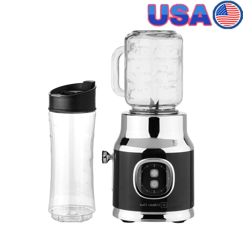 300W Retro Smoothie Maker Blender 23000 RPM Stainless Steel Blades Ice Crushing Milkshake Mixer Mason Jar Accessories
300W Retro Smoothie Maker Blender 23000 RPM Stainless Steel Blades Ice Crushing Milkshake Mixer Mason Jar Accessories