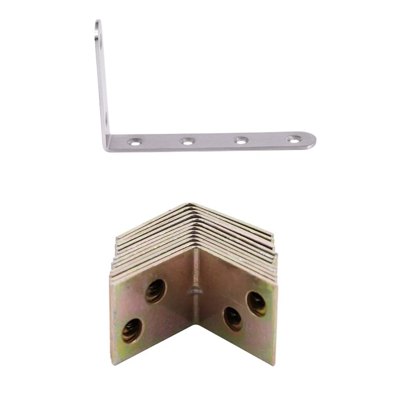 Flash Trend 202513 Pcs Shelf Support 90 Degree Right Angle Bracket, 1 Pcs Silver & 12Pcs Brass Color
Flash Trend 202513 Pcs Shelf Support 90 Degree Right Angle Bracket, 1 Pcs Silver & 12Pcs Brass Color