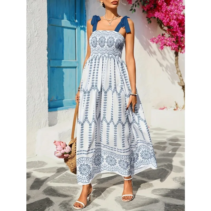 Elegant Summer Women's Dresses Floral Embroidery Casual Holiday Bohemian Dress Boho Sundress Maxi Long Vestidos Fashion Clothes
Elegant Summer Women's Dresses Floral Embroidery Casual Holiday Bohemian Dress Boho Sundress Maxi Long Vestidos Fashion Clothes