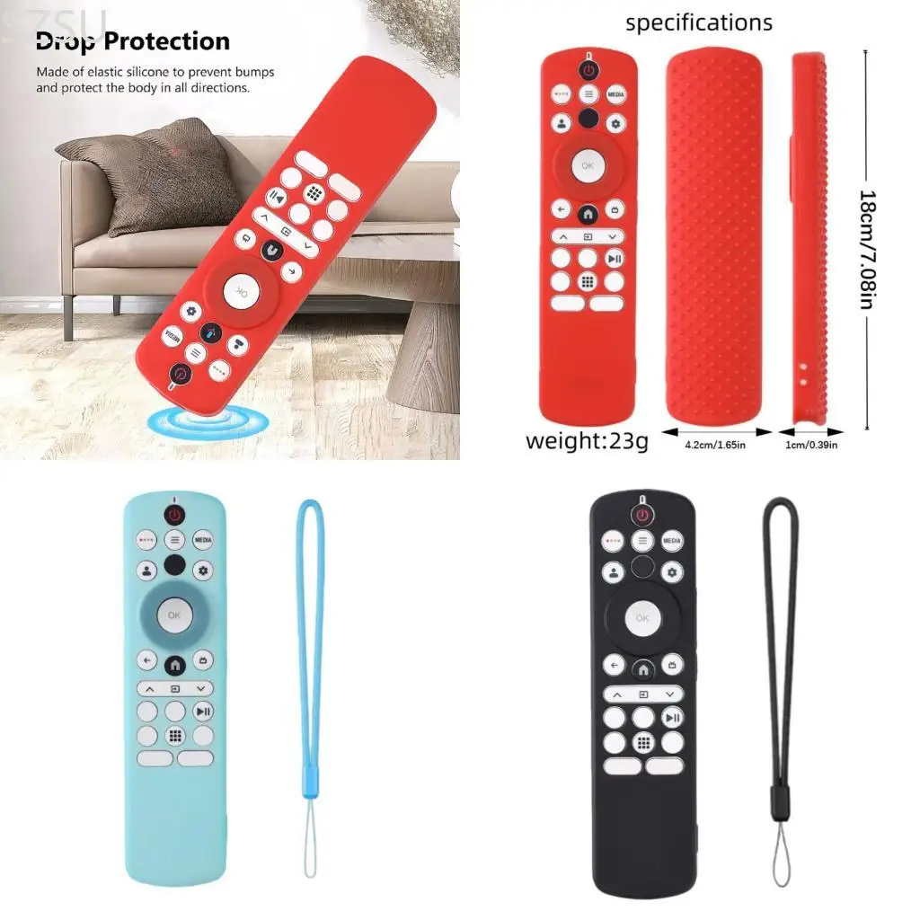 Удобный силиконовый чехол SZSU для пульта дистанционного управления HTRU33G, конструкция корпуса для минимизации усталости рук
Удобный силиконовый чехол SZSU для пульта дистанционного управления HTRU33G, конструкция корпуса для минимизации усталости рук