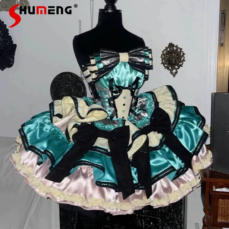 New French Sweet Cute Lolita Princess Bridesmaid Dress Puffy Cake Dresses Japanese Rojita Style Birthday Party Women's Clothing
New French Sweet Cute Lolita Princess Bridesmaid Dress Puffy Cake Dresses Japanese Rojita Style Birthday Party Women's Clothing