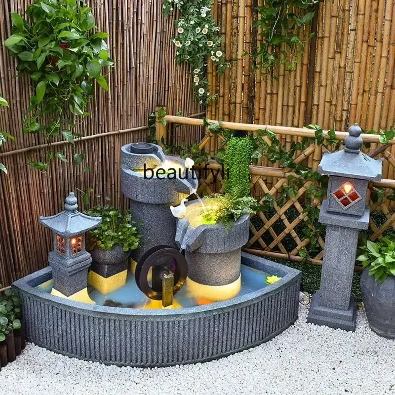 cn8350 LHY A Pastoral flowing water floor ornament garden courtyard villa balcony layout landscaping decoration water wheel cir
cn8350 LHY A Pastoral flowing water floor ornament garden courtyard villa balcony layout landscaping decoration water wheel cir