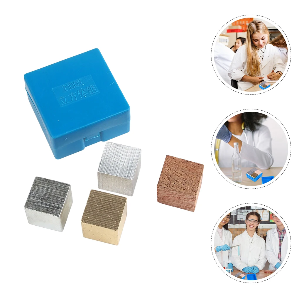 4 Pcs Physics Teaching Instrument Iron Slabs Element Cube Copper Aluminum Wood Block Metal Density Cubes High
4 Pcs Physics Teaching Instrument Iron Slabs Element Cube Copper Aluminum Wood Block Metal Density Cubes High