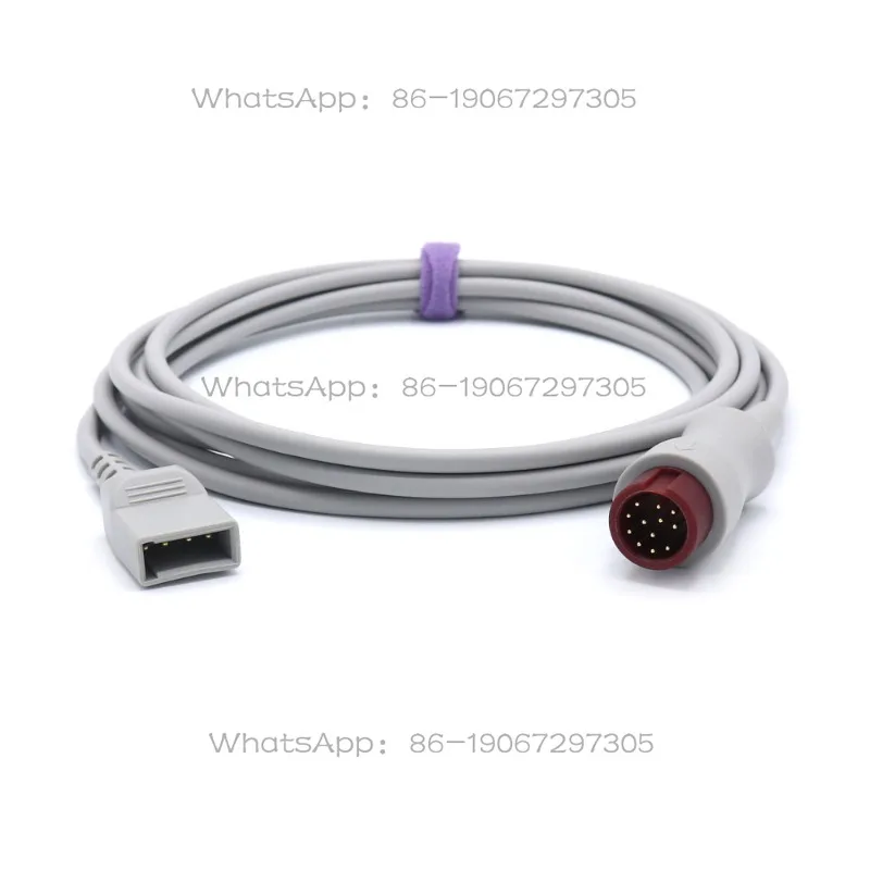 T5 T6 Invasive Blood Pressure Cable Invasive Pressure Cable 12 Hole Connector
T5 T6 Invasive Blood Pressure Cable Invasive Pressure Cable 12 Hole Connector