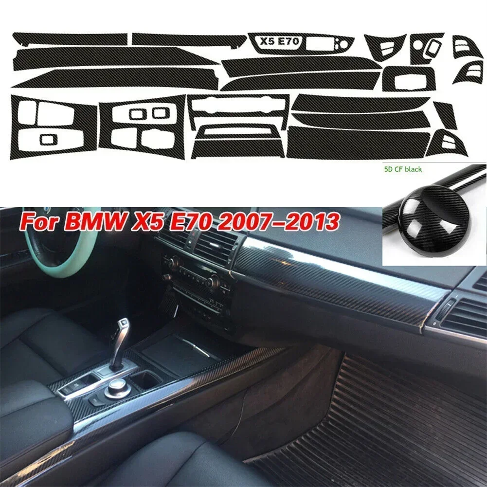 5D Carbon Fiber Pattern Car Interior DIY Styling Trim Decals Automotive Interior Stickers For BMW E70 2007-2013
5D Carbon Fiber Pattern Car Interior DIY Styling Trim Decals Automotive Interior Stickers For BMW E70 2007-2013
