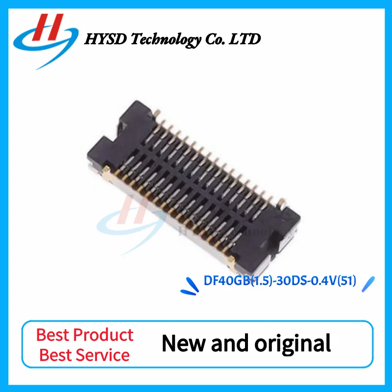 5-100pcs DF40GB(1.5)-30DS-0.4V(51) DF40GB(1.5)-30DS-0.4V 30P 30pin female connector with 0.4mm pitch
5-100pcs DF40GB(1.5)-30DS-0.4V(51) DF40GB(1.5)-30DS-0.4V 30P 30pin female connector with 0.4mm pitch