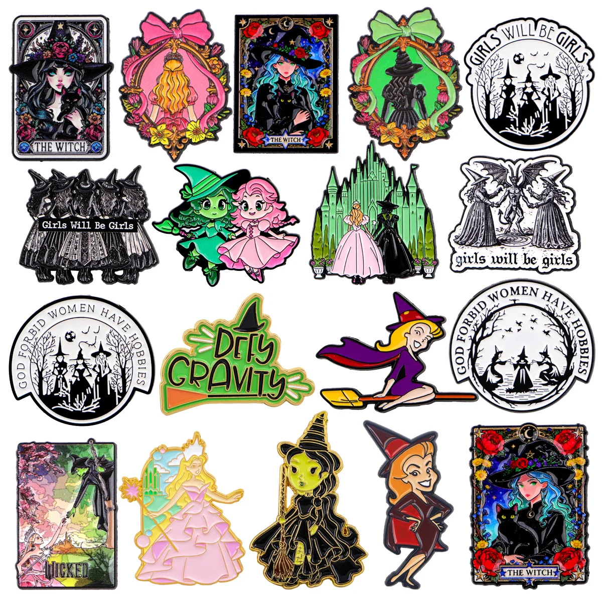 2/3/7pcs/set Princess and Witch Enamel Pin Pink and Green Brooches For Pins Badge on Backpack Accessories Fashion Jewelry Gifts
2/3/7pcs/set Princess and Witch Enamel Pin Pink and Green Brooches For Pins Badge on Backpack Accessories Fashion Jewelry Gifts