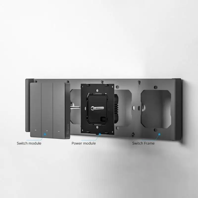 LXAA WiFi Switches 3 Gang Wall Switches WiFi Light Switches Voice Control Multiple Channel Switches with Timer Function
LXAA WiFi Switches 3 Gang Wall Switches WiFi Light Switches Voice Control Multiple Channel Switches with Timer Function