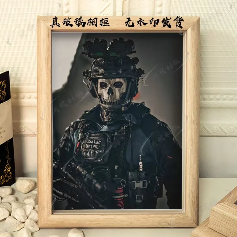 "Call of Duty" Ghost tough guy cool photo peripheral acrylic photo frame, desktop decorative items, art gifts, dormitory
"Call of Duty" Ghost tough guy cool photo peripheral acrylic photo frame, desktop decorative items, art gifts, dormitory