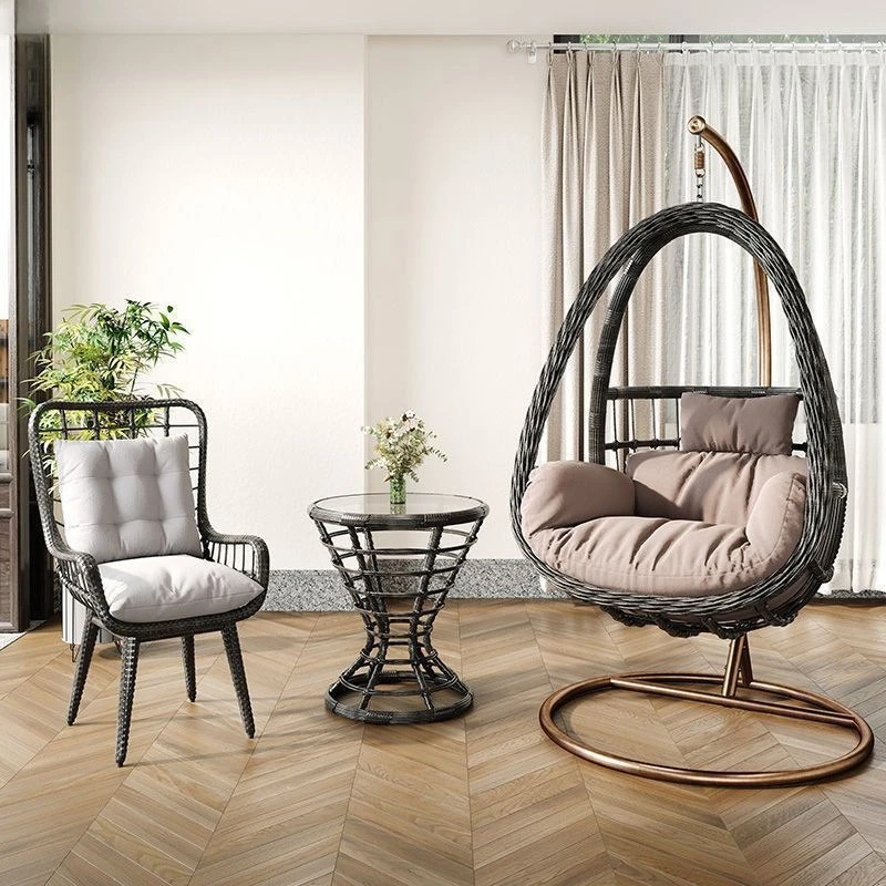 Indoor Home Cradle Chair Balcony Hanging Chair Courtyard Bird's Nest Hanging Basket Single Double Swing Lazy Leisure Hammock
Indoor Home Cradle Chair Balcony Hanging Chair Courtyard Bird's Nest Hanging Basket Single Double Swing Lazy Leisure Hammock