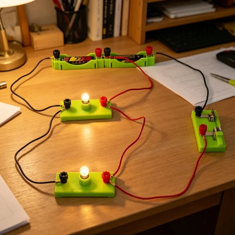STEM Physics Experiment Kit Basic Circuit Electricity DIY Learning Toys Kids Educational Gift Hands-On Ability Training Tool
STEM Physics Experiment Kit Basic Circuit Electricity DIY Learning Toys Kids Educational Gift Hands-On Ability Training Tool