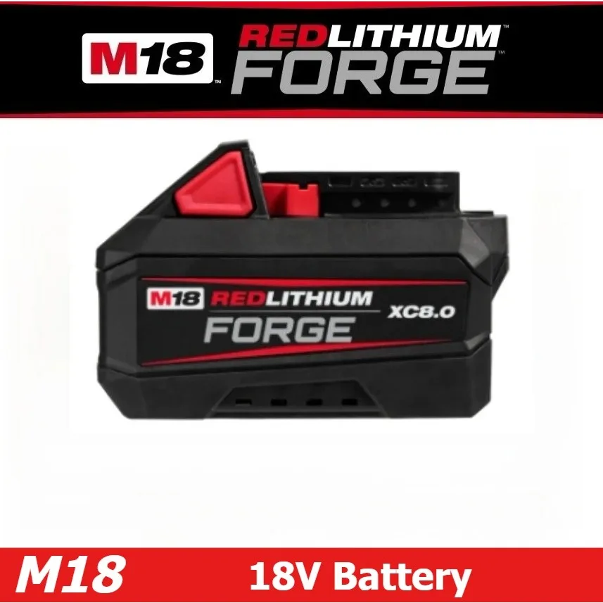 New Milwaukee M18 Red Lithium 18V 6.0Ah/8.0Ah High Output Lithium-Ion Battery Pack for All M18 Cordless Tools
New Milwaukee M18 Red Lithium 18V 6.0Ah/8.0Ah High Output Lithium-Ion Battery Pack for All M18 Cordless Tools