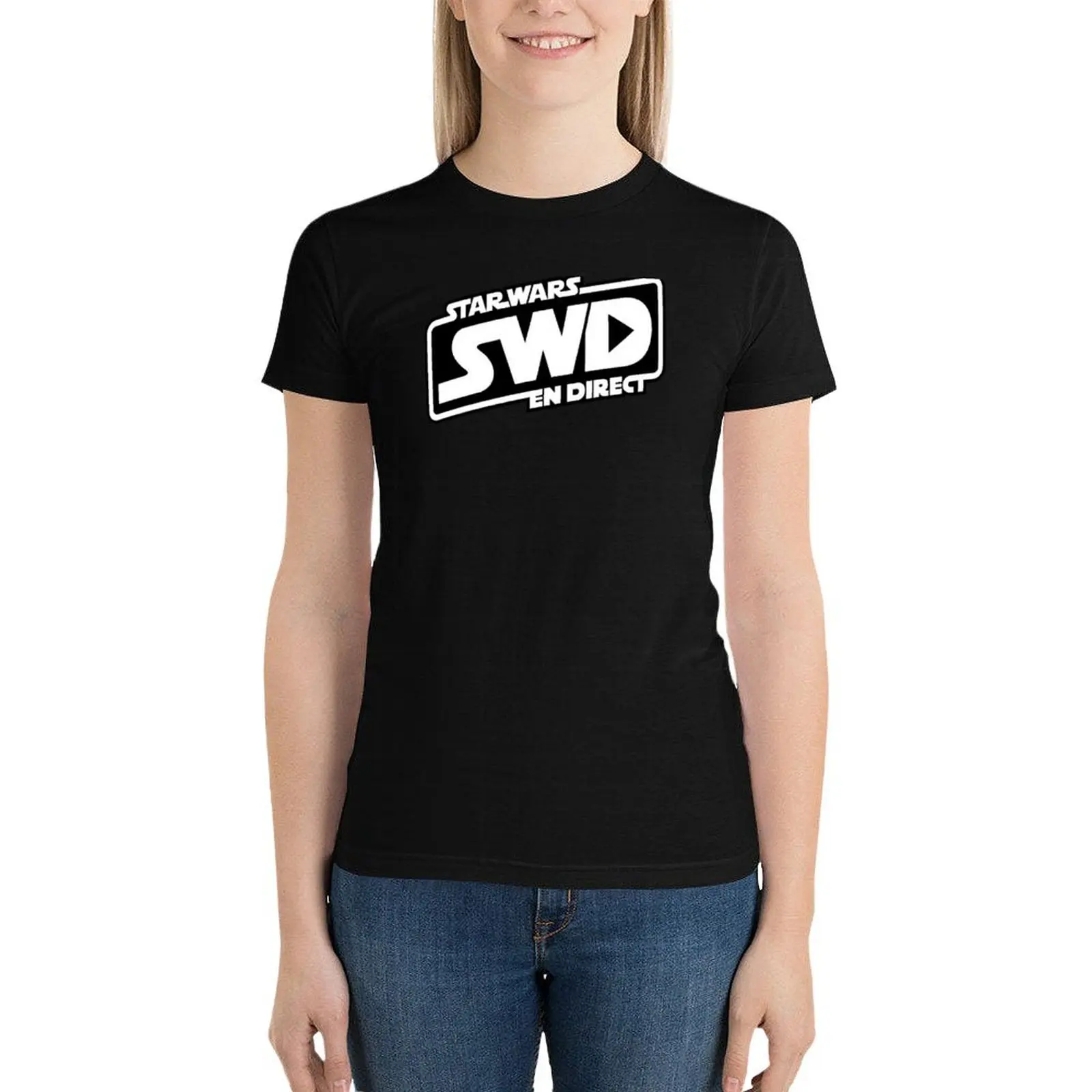 SWD Logo moderne T-Shirt anime clothes korean fashion hippie clothes workout shirts for Women loose fit
SWD Logo moderne T-Shirt anime clothes korean fashion hippie clothes workout shirts for Women loose fit