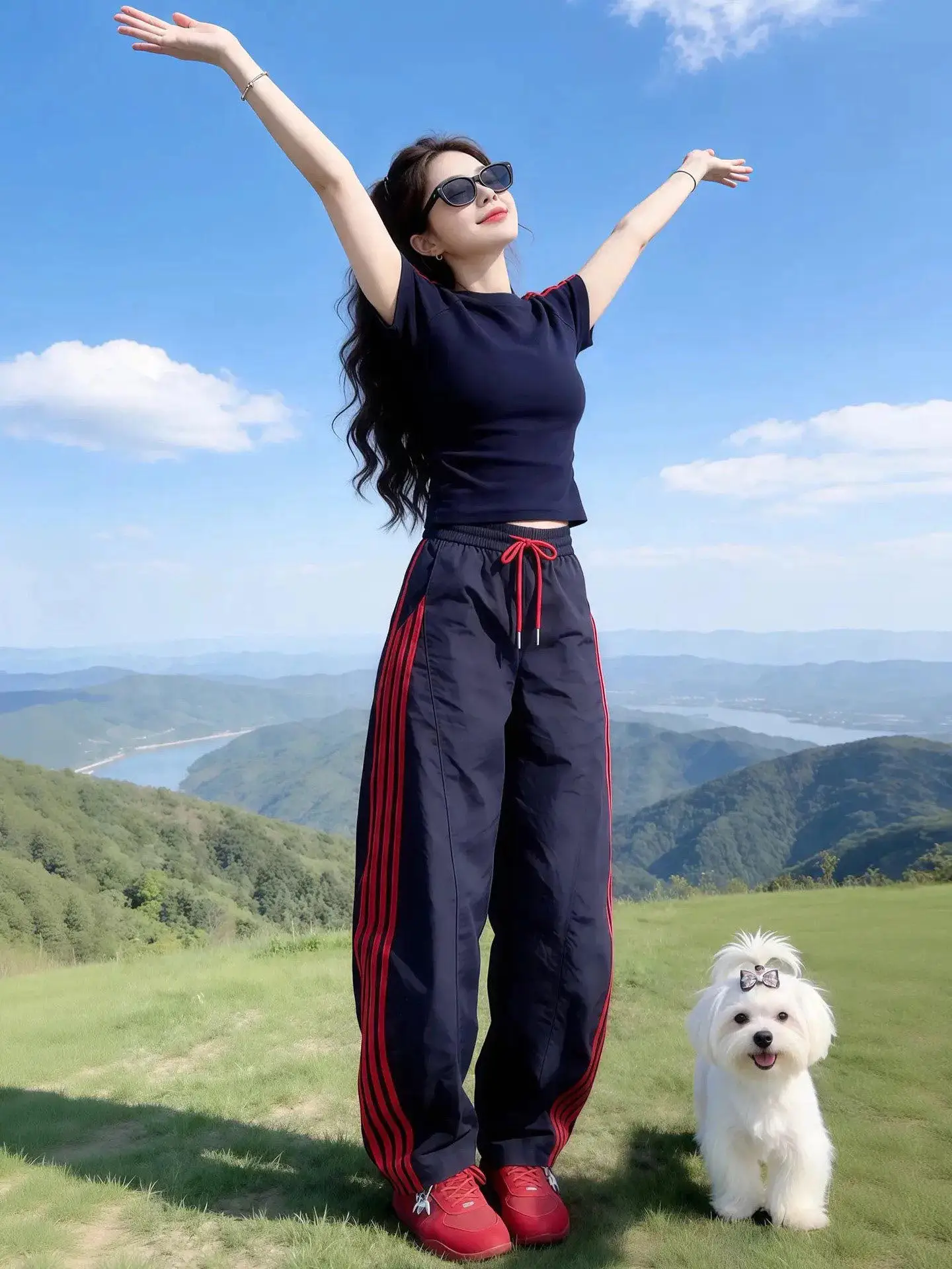 Summer 2026 Women's Casual Sportswear Set Short Sleeve round Neck T-Shirt Straight Leg Pants Side Stripe Two-Piece Suit Korea...
Summer 2026 Women's Casual Sportswear Set Short Sleeve round Neck T-Shirt Straight Leg Pants Side Stripe Two-Piece Suit Korea...