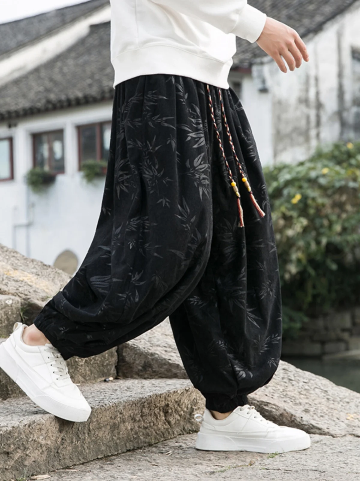 k Velvet Corduroy Patchwork Sports Pants Men's Autumn Winter Loose Fit Trousers Harajuku Sle Elastic Waist Casual Trousers
k Velvet Corduroy Patchwork Sports Pants Men's Autumn Winter Loose Fit Trousers Harajuku Sle Elastic Waist Casual Trousers