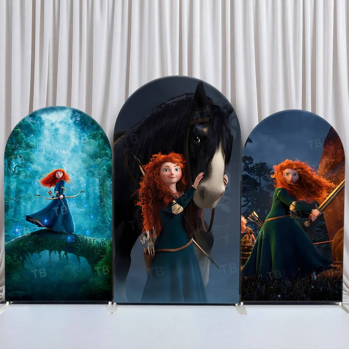 TB Disney Brave Princess Merida Arch Backdrop Cover for Girls Birthday Party Decor Photograph Background Props Elastic Fabric
TB Disney Brave Princess Merida Arch Backdrop Cover for Girls Birthday Party Decor Photograph Background Props Elastic Fabric