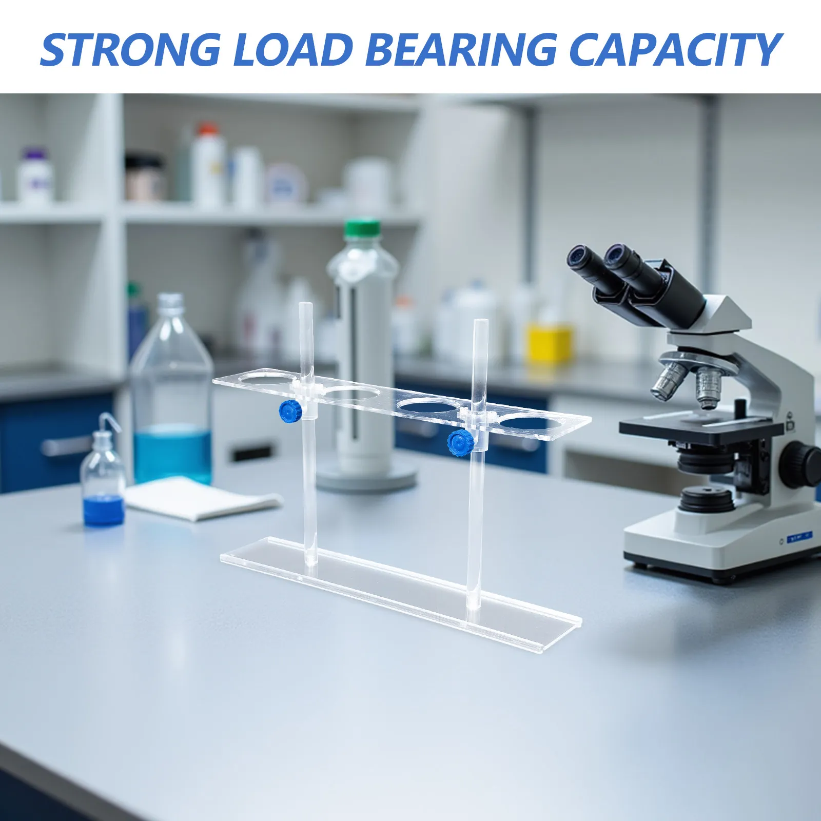 Laboratory Funnel Holder Clear Acrylic 4-Hole Rack For Liquid-Liquid Extraction Chemistry Lab Organization Separatory
Laboratory Funnel Holder Clear Acrylic 4-Hole Rack For Liquid-Liquid Extraction Chemistry Lab Organization Separatory