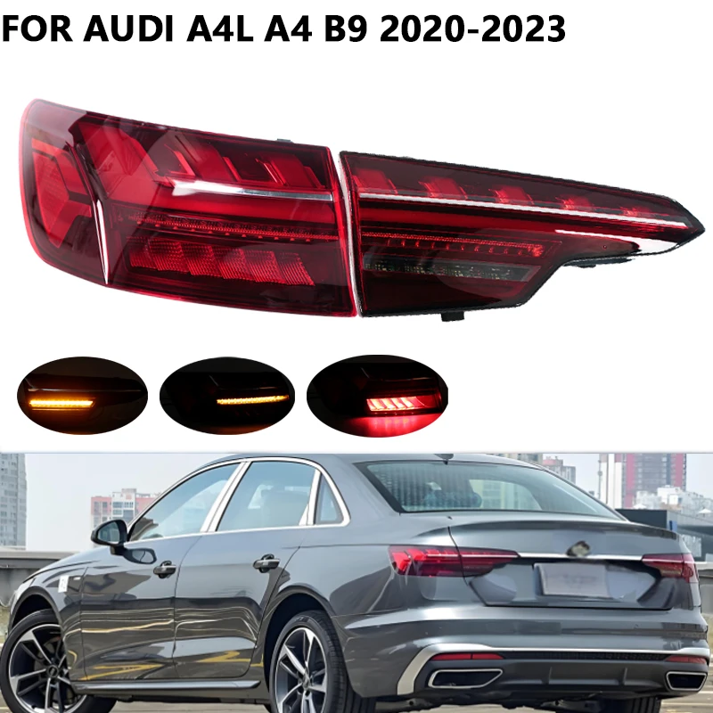 Для Audi A4L A4 B9 2020-2022 2023, светодиодный задний фонарь, сигнальные огни, фонарь заднего хода, стоп-сигнал, задние фонари, автомобильные аксессуары
Для Audi A4L A4 B9 2020-2022 2023, светодиодный задний фонарь, сигнальные огни, фонарь заднего хода, стоп-сигнал, задние фонари, автомобильные аксессуары