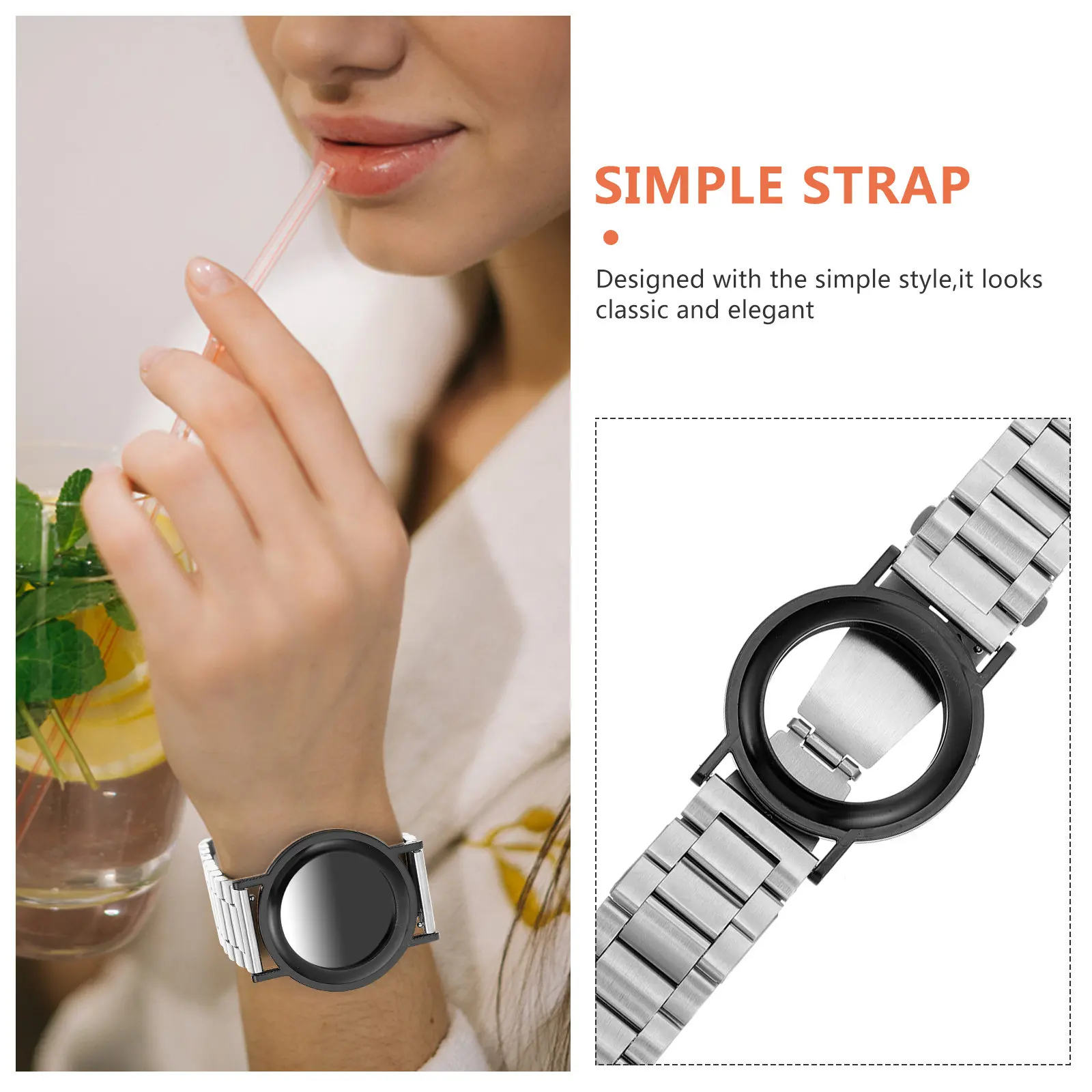 Стальной ремешок для часов, сменный ремешок-локатор, легкий и удобный браслет, защитный чехол, чехол-локатор с функцией безопасного отслеживания
Стальной ремешок для часов, сменный ремешок-локатор, легкий и удобный браслет, защитный чехол, чехол-локатор с функцией безопасного отслеживания