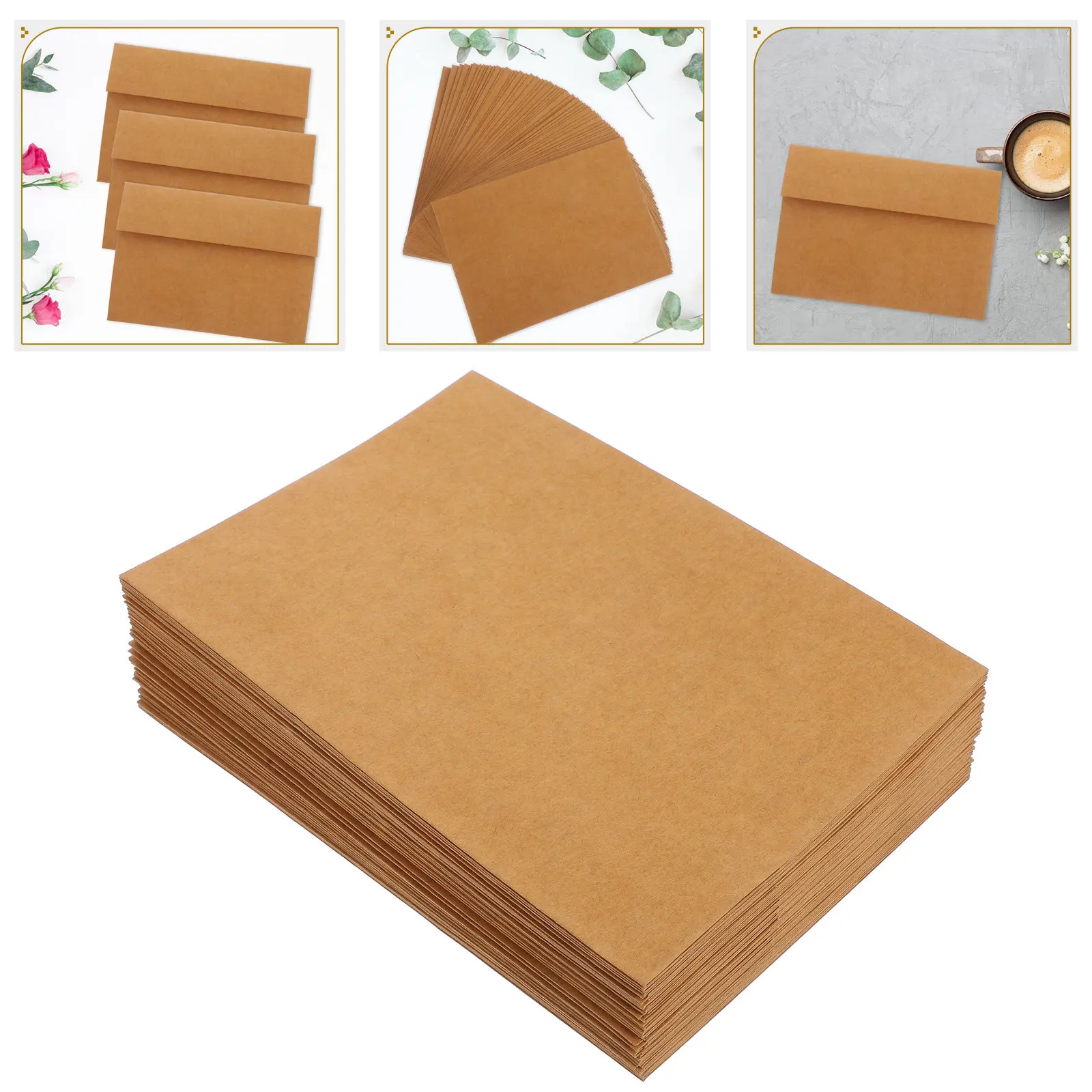 50Pcs Khaki Self Adhesive Envelopes Opaque Paper Envelopes for Party Invitations Formal Announcements Thank You Cards
50Pcs Khaki Self Adhesive Envelopes Opaque Paper Envelopes for Party Invitations Formal Announcements Thank You Cards