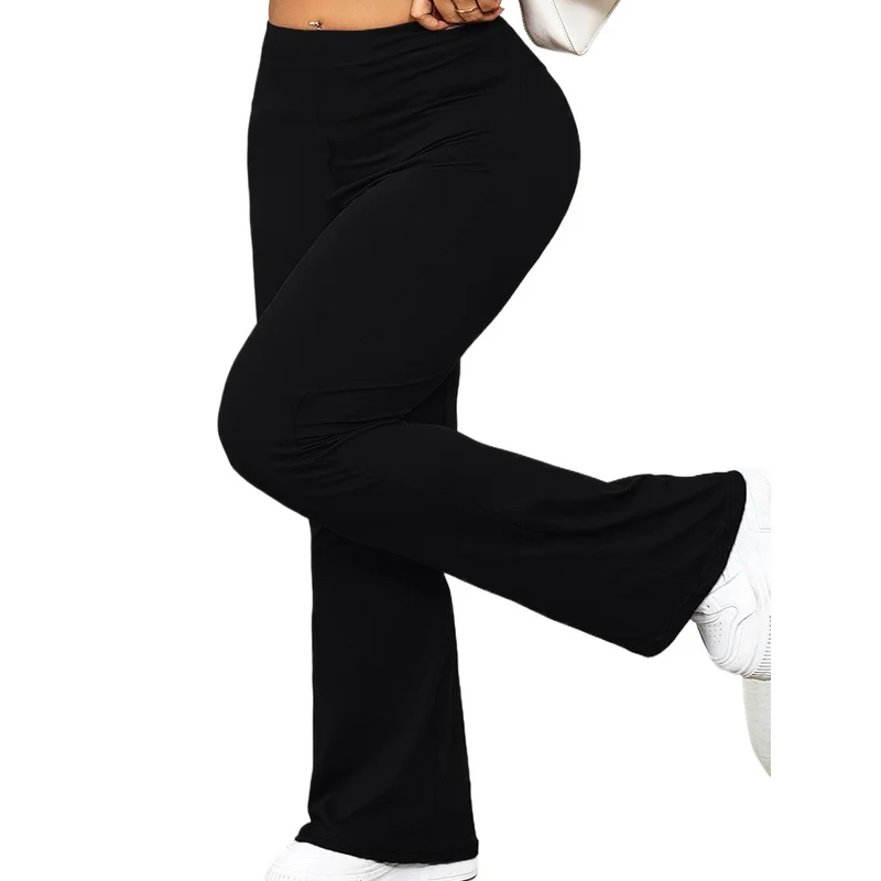 2026 Plus Size Ladies Elastic Waist Soft Fashion Flare Pants
2026 Plus Size Ladies Elastic Waist Soft Fashion Flare Pants