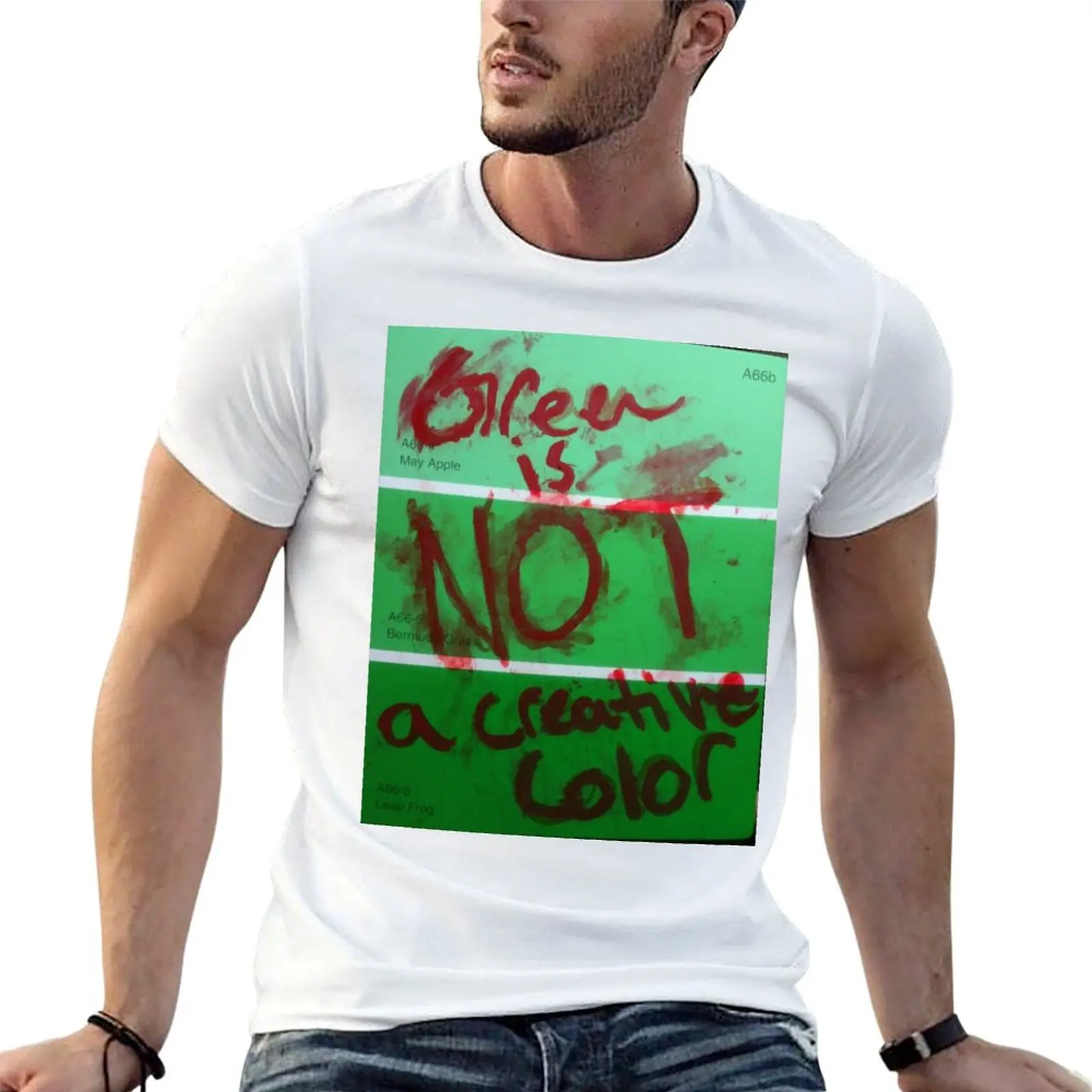 GREEN IS NOT A CREATIVE COLOR T-Shirt anime t shirts for man man t shirt heavy cotton graphic t shirts for man T-shirt
GREEN IS NOT A CREATIVE COLOR T-Shirt anime t shirts for man man t shirt heavy cotton graphic t shirts for man T-shirt