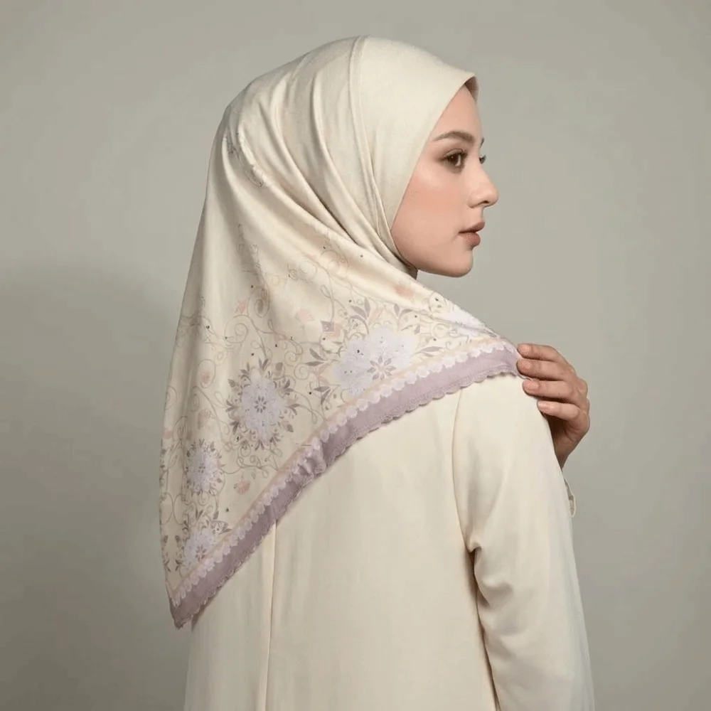 Breathable Eid Al-Fitr Long Floral Turban Adjustable Cotton Printed Arab Lady Headscarf Multiple Colors Elastic Hijab Head Wrap
Breathable Eid Al-Fitr Long Floral Turban Adjustable Cotton Printed Arab Lady Headscarf Multiple Colors Elastic Hijab Head Wrap