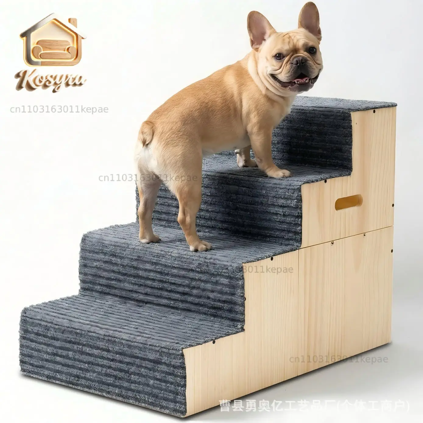 Wooden dog ladder Go to bed Steps Small and medium dog ramp Uphill stairs Dog ladder Assisted stairs Cat climbing frame
Wooden dog ladder Go to bed Steps Small and medium dog ramp Uphill stairs Dog ladder Assisted stairs Cat climbing frame
