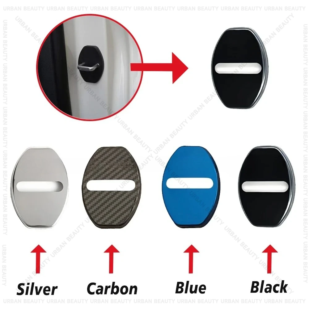 4pcs Stainless Steel Car Door Lock Protective Cover Sticker Anti-Rust Buckle Case for Seat ABT Ibiza Leon Mii Tarraco Cupra TCR
4pcs Stainless Steel Car Door Lock Protective Cover Sticker Anti-Rust Buckle Case for Seat ABT Ibiza Leon Mii Tarraco Cupra TCR