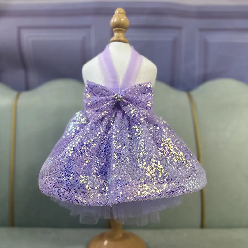 Luxury Sequin Purple Princess Dress For Small Medium Dog Pet Clothes New Luxury Handmade Lace Skirt Puppy Clothing Poodle
Luxury Sequin Purple Princess Dress For Small Medium Dog Pet Clothes New Luxury Handmade Lace Skirt Puppy Clothing Poodle