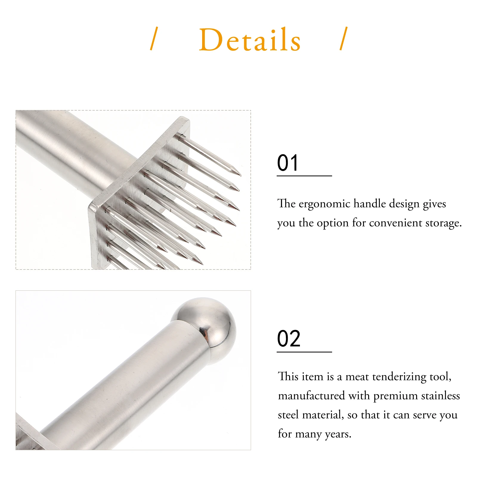 Meat Tenderisers Stainless Steel Hole Plug Tenderizer Needles Kitchen Supplies Tenderizing Tenderizers
Meat Tenderisers Stainless Steel Hole Plug Tenderizer Needles Kitchen Supplies Tenderizing Tenderizers