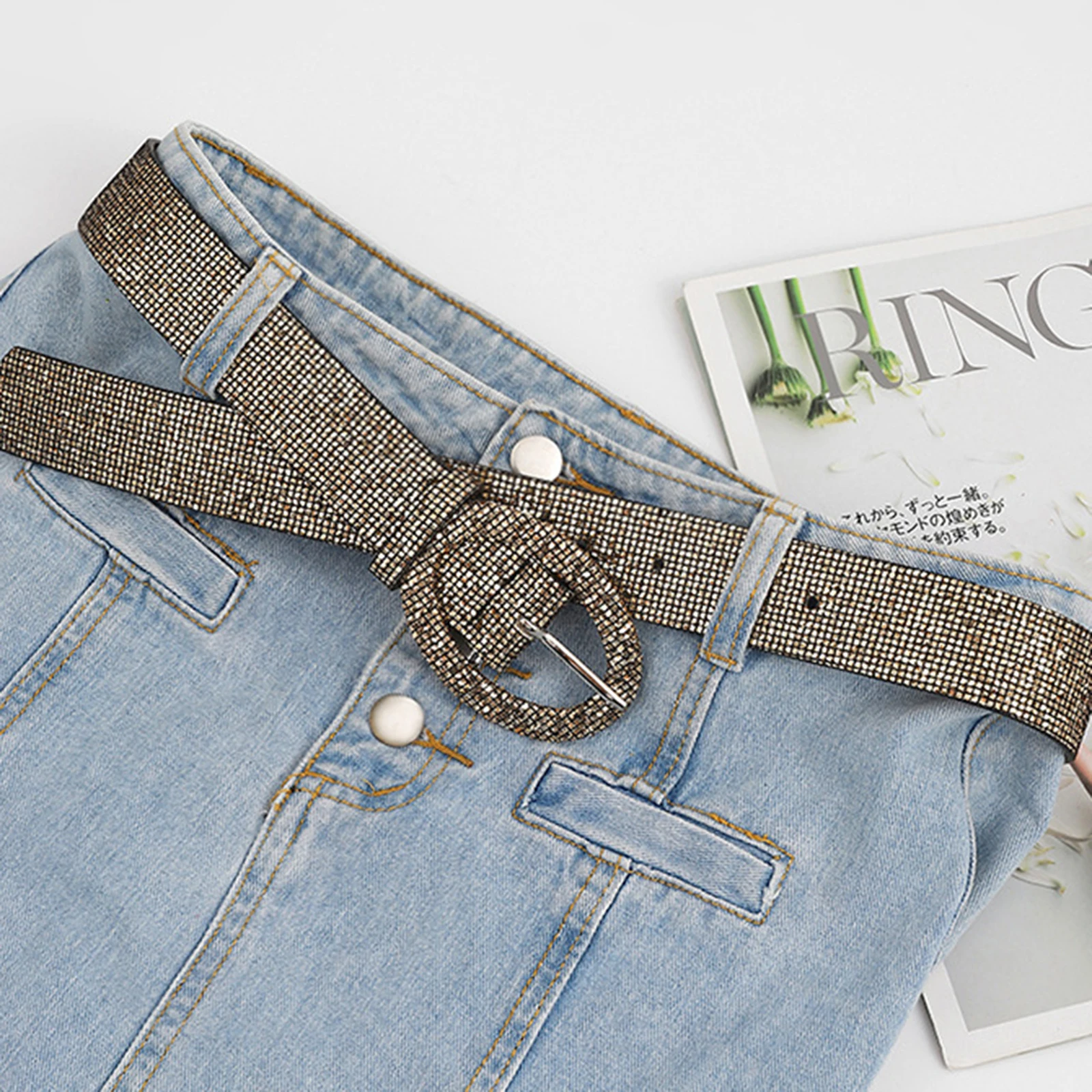 Women Rhinestone Retro Belt PU Leather Waistband Jeans Dress Sweater Woolen Coat Decorative Adjustable Belt
Women Rhinestone Retro Belt PU Leather Waistband Jeans Dress Sweater Woolen Coat Decorative Adjustable Belt