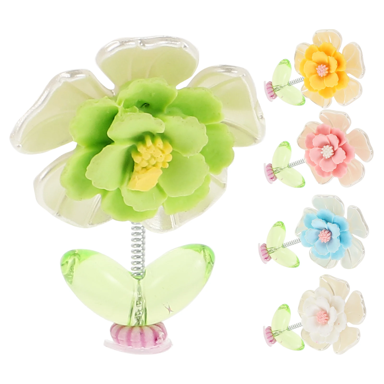 5PCS Car-mounted Shaking Head Flower Dash Decorations Resin Bobblehead Car Decor Interior Ornaments Women Dashboard Accessories
5PCS Car-mounted Shaking Head Flower Dash Decorations Resin Bobblehead Car Decor Interior Ornaments Women Dashboard Accessories