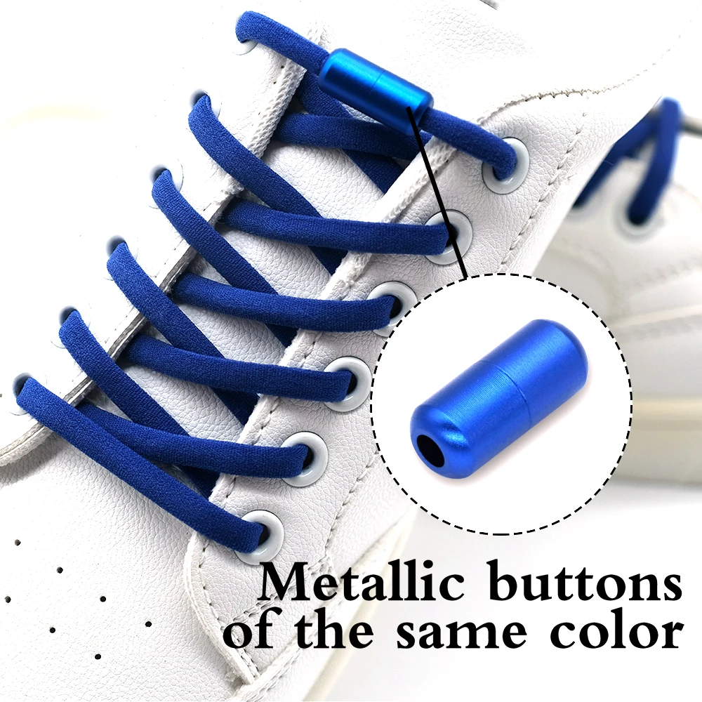 New Elastic Shoe Laces No Tie Shoelaces for Kids Adult Sneakers Quick Lazy Laces Colorful Capsule Metal Lock Buckle Accessories
New Elastic Shoe Laces No Tie Shoelaces for Kids Adult Sneakers Quick Lazy Laces Colorful Capsule Metal Lock Buckle Accessories
