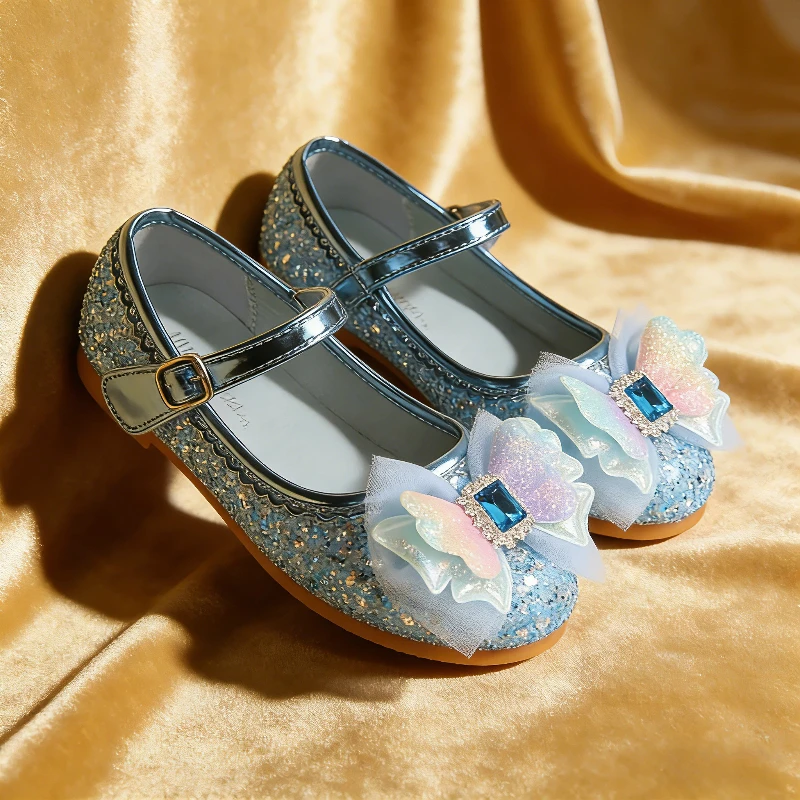 Сверкающие туфли принцессы Снежной Королевы для девочек, роскошные детские сандалии Мэри Джейн на нескользящей резиновой подошве с бантом на плоской подошве с кристаллами
Сверкающие туфли принцессы Снежной Королевы для девочек, роскошные детские сандалии Мэри Джейн на нескользящей резиновой подошве с бантом на плоской подошве с кристаллами