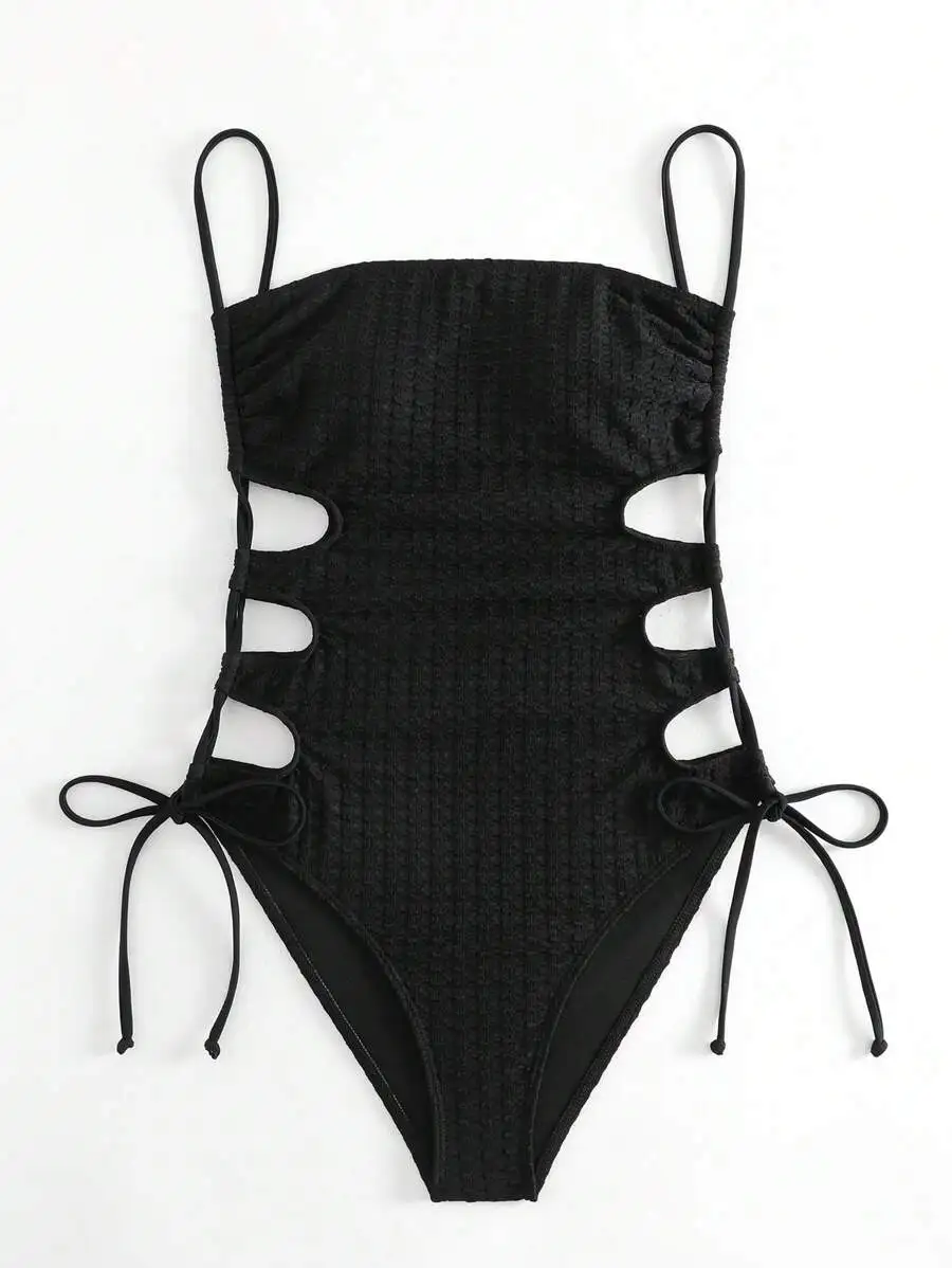 Black Cut Out Drawstring Side Cami One Piece Swimsuit
Black Cut Out Drawstring Side Cami One Piece Swimsuit