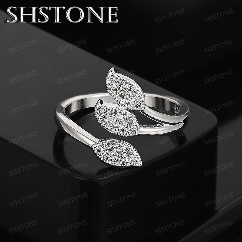 AAA Zircon High Quality 925 Sterling Silver Leaf Ring Women Party Wedding Design Jewelry Luxury Anniversary Gift Accessories
AAA Zircon High Quality 925 Sterling Silver Leaf Ring Women Party Wedding Design Jewelry Luxury Anniversary Gift Accessories