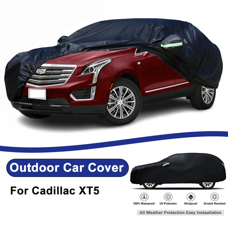 Outdoor Full Car Cover For Cadillac XT5 with Reflective Strips Waterproof Snowproof Dustproof UV Protection Auto Accessories
Outdoor Full Car Cover For Cadillac XT5 with Reflective Strips Waterproof Snowproof Dustproof UV Protection Auto Accessories